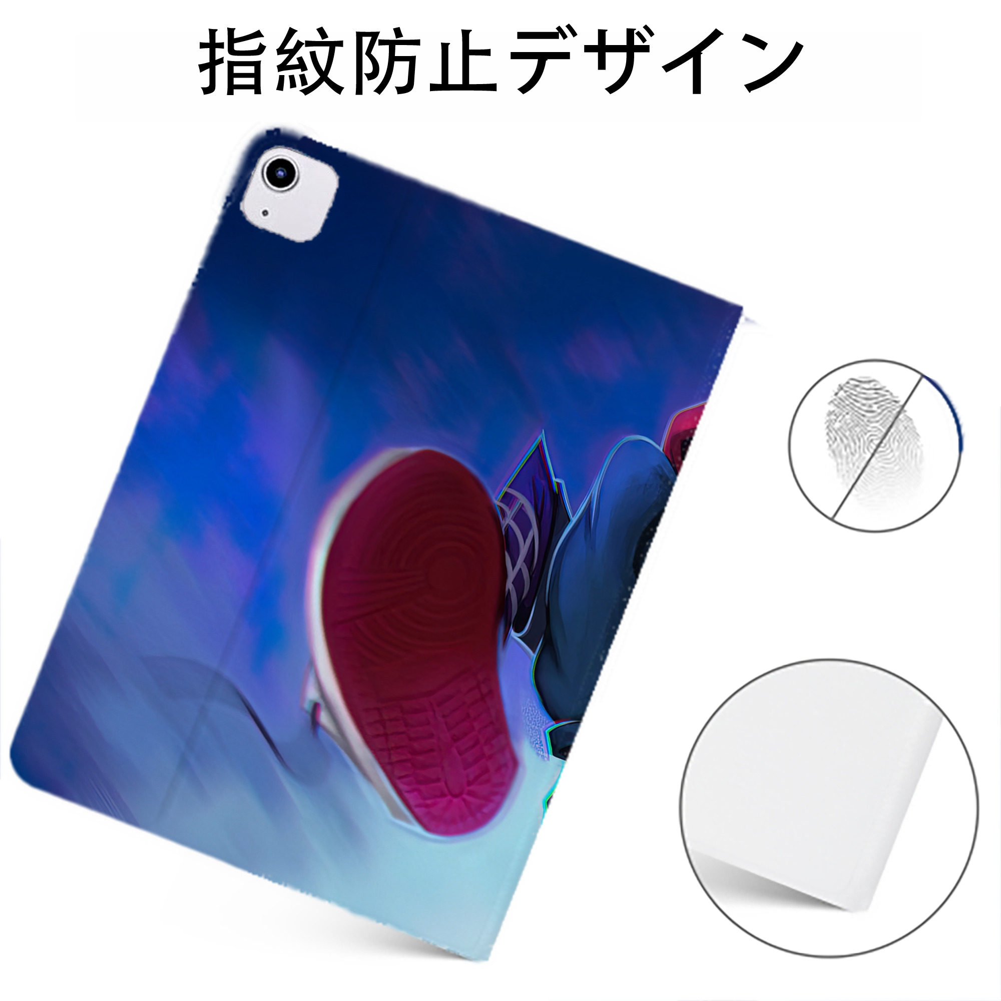 （画像用） Spider Man スパイダーマン IPadケース ペンホルダー付き ブックスタイルデザイン